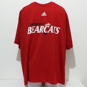Adidas Climalite Cincinnati Bearcats shirt.